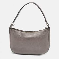 Pre Owned Coach Metallic Leather Chelsea Hobo