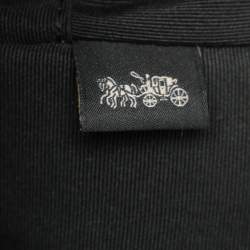 Coach Brown/Black Coated Canvas and Leather Laptop Bag