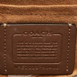 Coach Multicolor Signature Coated Canvas, Python Embossed and Leather Mini Klare Shoulder Bag