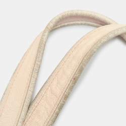 Coach Multicolor Signature Straw and Leather Poppy Tote