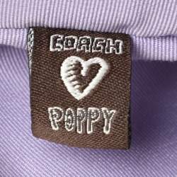 Coach Multicolor Signature Straw and Leather Poppy Tote