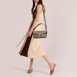 Pre Owned Coach Beige Leather Tabby 26 Shoulder Bag