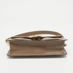 Pre Owned Coach Beige Leather Tabby 26 Shoulder Bag