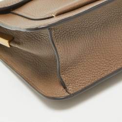 Pre Owned Coach Beige Leather Tabby 26 Shoulder Bag