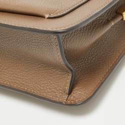 Pre Owned Coach Beige Leather Tabby 26 Shoulder Bag