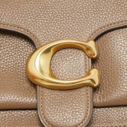 Pre Owned Coach Beige Leather Tabby 26 Shoulder Bag