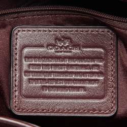Pre Owned Coach Burgundy Quilted Leather Phoebe Madison Shoulder Bag
