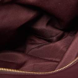 Pre Owned Coach Burgundy Quilted Leather Phoebe Madison Shoulder Bag
