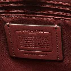 Coach Brown/Beige Signature Jacquard Canvas Dempsey 30 Carryall Tote