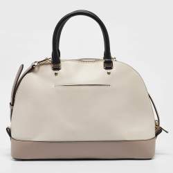 Pre Owned Coach Tricolor Leather Sierra Satchel