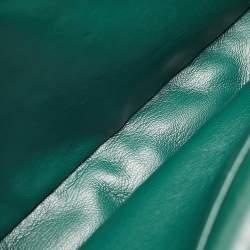 Pre Owned Coach Dark Green Leather Tabby Pillow 26 Shoulder Bag