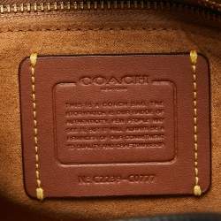 Pre Owned Coach Multicolor Leather Coach Badge Field 30 Tote