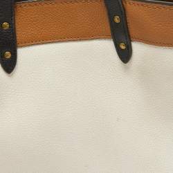 Pre Owned Coach Multicolor Leather Coach Badge Field 30 Tote