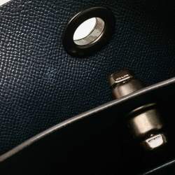 Pre Owned Coach Dark Green Leather Willow Bucket Bag