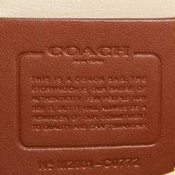 Coach Beige Leather Tabby Pillow 26 Shoulder Bag