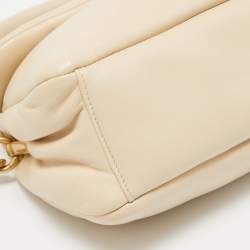 Coach Beige Leather Tabby Pillow 26 Shoulder Bag