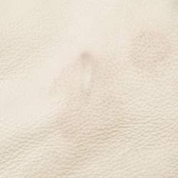 Coach White Leather and Python Embossed Emma Satchel