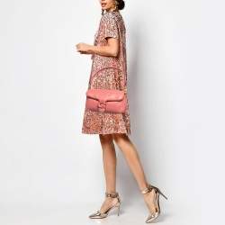 Coach Dark Pink Leather Tabby Pillow 26 Shoulder Bag