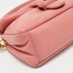 Coach Dark Pink Leather Tabby Pillow 26 Shoulder Bag