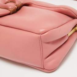 Coach Dark Pink Leather Tabby Pillow 26 Shoulder Bag