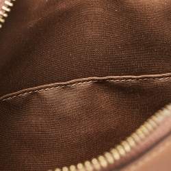 Coach Beige/Brown Signature Coated Canvas and Leather Mini Bennett Satchel