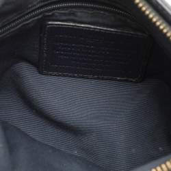 Coach Navy Blue Leather Mini Chirstie Top Zip Tote