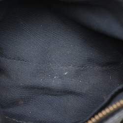 Coach Navy Blue Leather Mini Chirstie Top Zip Tote