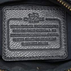 Coach Navy Blue Leather Mini Chirstie Top Zip Tote