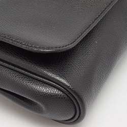 Coach Black Leather Crosstown Turnlock Crossbody Bag