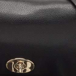Coach Black Leather Crosstown Turnlock Crossbody Bag