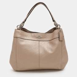 Coach Beige Lex Small offers Flap Signature Crossbody