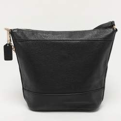 Coach Black Leather Crossbody Bag