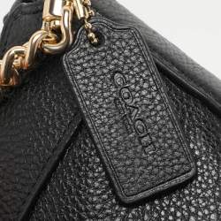 Coach Black Leather Crossbody Bag