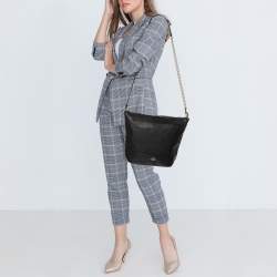 Coach Black Leather Crossbody Bag