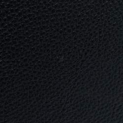 Pre Owned Coach Black Leather and Suede Lora Carryall Satchel