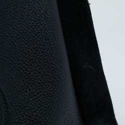 Pre Owned Coach Black Leather and Suede Lora Carryall Satchel