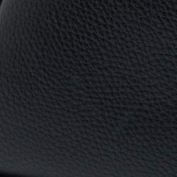 Pre Owned Coach Black Leather and Suede Lora Carryall Satchel