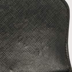 Coach Black Signature Coated Canvas Peyton Continental Wallet