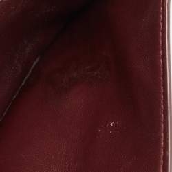 Pre Owned حقيبة كروس كوتش دينكي جلد بالشعار بيج 