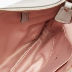 Coach Grey Woven Leather Kristin Hobo