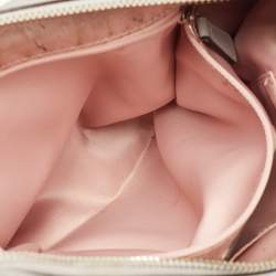 Coach Grey Woven Leather Kristin Hobo