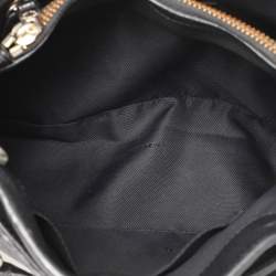 Coach Black Leather Christie Carryall Satchel