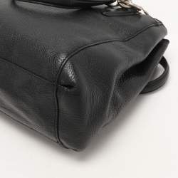 Coach Black Leather Christie Carryall Satchel