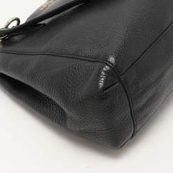 Coach Black Leather Christie Carryall Satchel