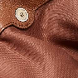 Coach Brown Leather Edie Shoulder Bag