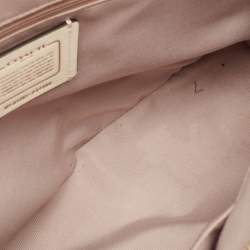 Coach Off White Croc Embossed Leather Sierra Satchel