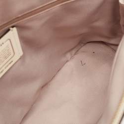 Coach Off White Croc Embossed Leather Sierra Satchel