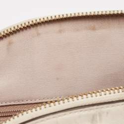 Coach Off White Croc Embossed Leather Sierra Satchel