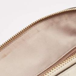 Coach Off White Croc Embossed Leather Sierra Satchel
