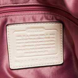 Coach Tricolor Croc Embossed and Leather Kristin Flap Satchel